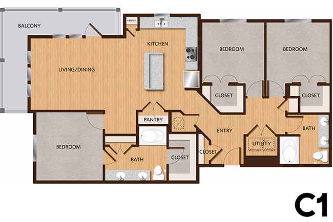 Unit 350 336 floor plan